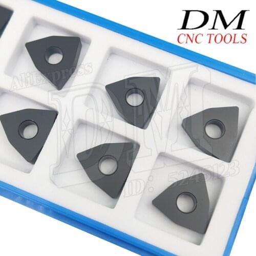 10pcs Lathe Blade WNMA080408/WNMA080404 Peach Type Carbide Insert WNMG432/WNMG431 Blades For Lathe External Cutting Insert