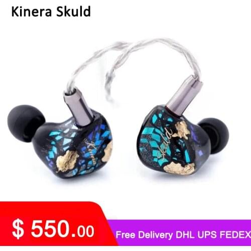 Kinera Skuld 5 BA Driver In-ear Monitor IEM Earphone with Detachable 2pin Cable for Audiophile Musicians