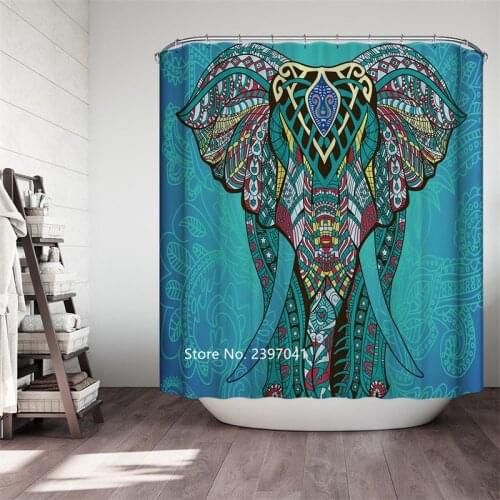 Washable Retro Ethnic Style Yellow Sunflower Marble Oil Painting Landscape Shower Curtain Waterproof and Mildew Proof with Hook