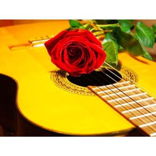 Flower Rose DIY 11CT Cross Stitch Embroidery Kits Craft Needlework Set Printed Canvas Cotton Thread Home Decoration New Design