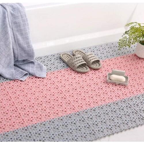 New DIY Splice Bath Mat Anti Slip Massage Shower Carpet For Stitching Puzzle Pad Bathroom Accessories 12