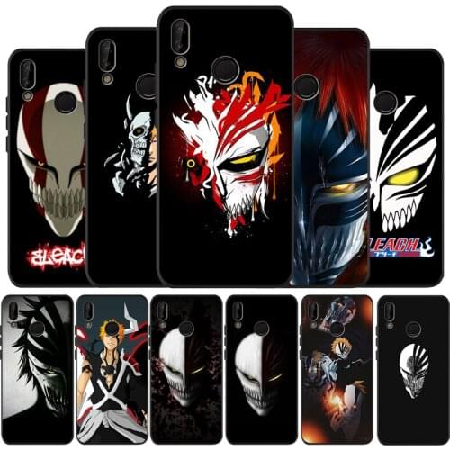 Bleach anime Ichigo Kurosaki Black Silicone Soft Phone Case For Huawei 40 30 20 10 9 Lite Pro P smart 2019 Y6 Y6 Prime2019 Y9
