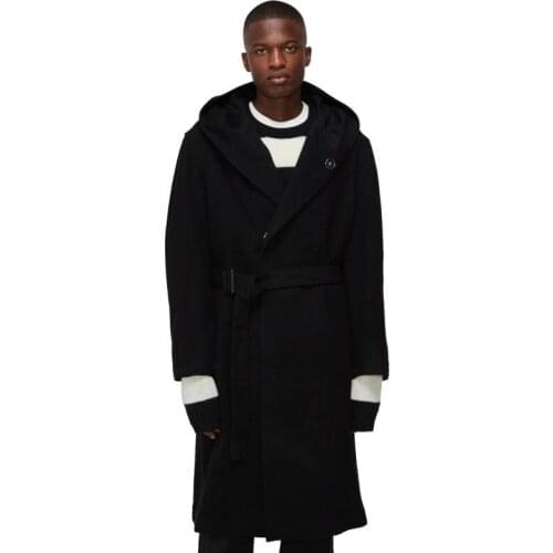 Wool Pure hooded coat thickened winter clothes wizard hat coat