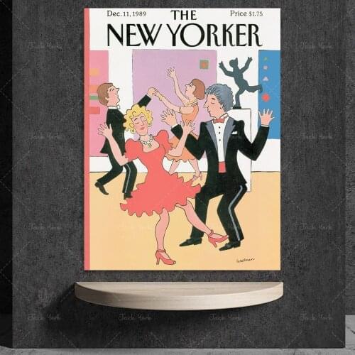 The New Yorker Magazine vintage prints, posters, vintage, vintage art, gallery walls, magazine prints 1950s, 1920s