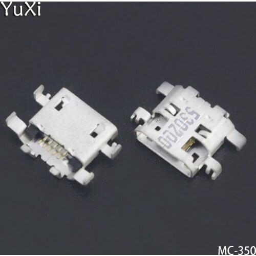 YuXi 2pcs/lot Micro USB Charger Jack Charging Port replacement for Lenovo A5500 A5500-HV A8-50 High Quality replace