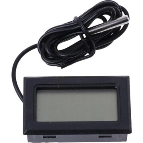 LCD Digital Thermometer Fridge Freezer Aquarium FISH TANK Temperature Hygrometer Dls HOmeful