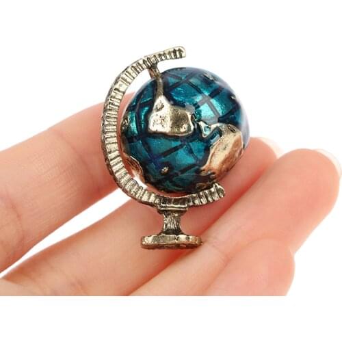 1:12 Miniature Dollhouse Rolling Globe Dollhouse Study Livingroom Bedroom Reading Room Furniture Accessory