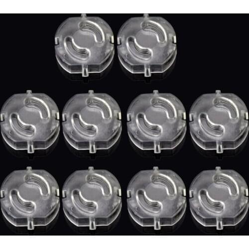 10pcs EU Kids Safety Electrical Outlet Cover Baby Protection Anti Electric Shock