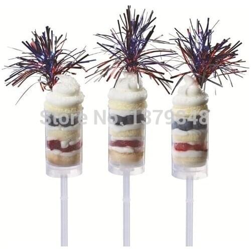 20 Pcs Kids pops in push up pop container Cake pop Candy Push up Children Gift for Christmas Decorations