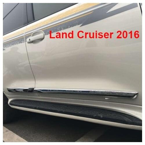 2016 Styling Car Door Mouldings Body Kits For Toyota Land Cruiser V6 LC200 Accessories
