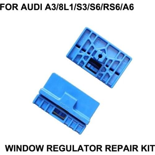 2x PLASTIC CLIPS FOR AUDI A3 8L1 S3 S6 RS6 A6 ELECTRIC WINDOW REGULATOR REPAIR KIT 1996-2003 FRONT LEFT or RIGHT