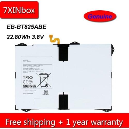7XINbox 22.80Wh 6000mAh 3.8V Genuine EB-BT825ABE Battery For Samsung Galaxy Tab S3 9.7 inch SM-T825C T820 T825 GH43-04702A