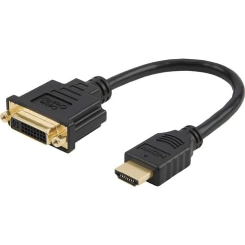 HDMI to DVI Cable, CableCreation Bi-Directional HDMI Male to DVI(24+5) Female Adapter, 1080P, 3D, Compatible with HDTV, PS4 ,PC