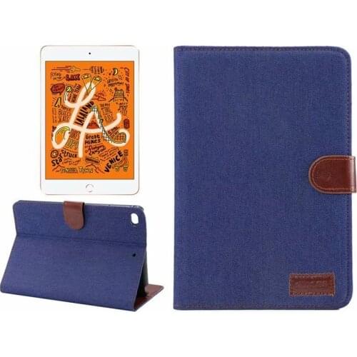 Skin For IPad Mini Case 1 2 3 7.9" Jeans Stripes PU Leather Flip Stand Cover for Ipad Mini 4 5 Full Smart Tablet Shell Coque+pen