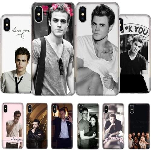 The Vampire Diaries Stefan Salvatore Phone Case For iPhone 11 12 6 6s 7 8 Plus X XS XR Pro Max MINI 5 5s SE Cover Coque soft Sil