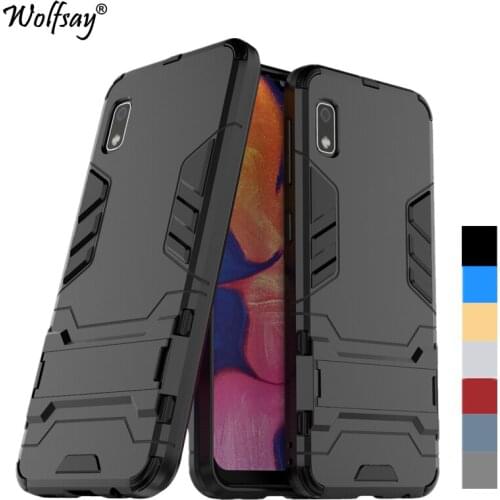 For Case Samsung Galaxy A10E Case Shockproof Hybrid Stand Silicone Armor Back Case For Samsung A10E Cover For Samsung A10 E A10E