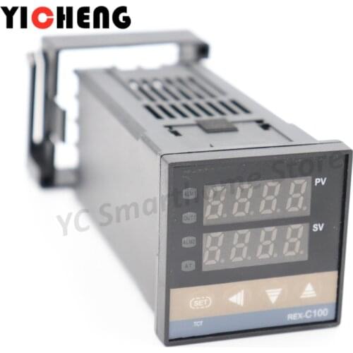 1pcs PID Digital Temperature Controller REX-C100 0 To 400C K Type Input SSR Output 0 To 400C K type input relay output