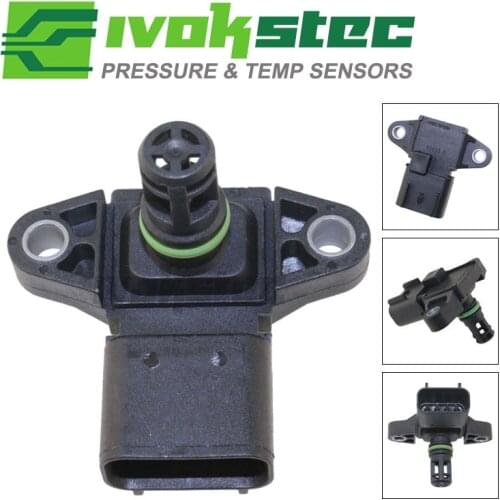 Manifold Air Boost Pressure MAP Sensor For Lincoln MKS MKT EcoBoost Navigator 5WK96848 AA5A-9F479-DA AA5A-9F479-CA AA5Z-9F479-B
