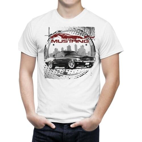 American Muscle Car Mustang 1969 " Drive To Live , Live To Drive " Men T-Shirt Hot 2019 Fashion Cotton T-Shirt Custom Tee Shirts