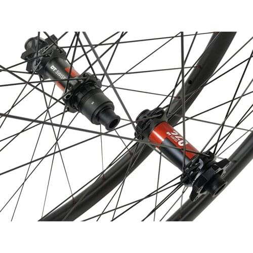 29inch SL UL 1250g MTB XC BOOST 30mm Asymmetry clincher tubeless disc carbon wheelset 24mm deep 28H DT240S EXP 36T 15×110 12×148