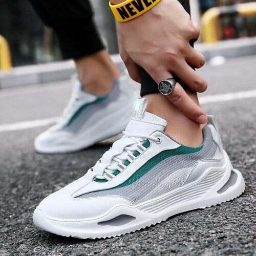 Men Casual Shoes Spring Autumn Breathable Sneakers Men Air Cushion Mesh Thick Sports Shoes Trend Trainers High Quality Men Shoes