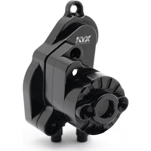 KYX Racing CNC Transmission Case Upgrades Parts Accessories for 1/10 RC Crawler Car Axial Capra Unlimited Trail Buggy UTB