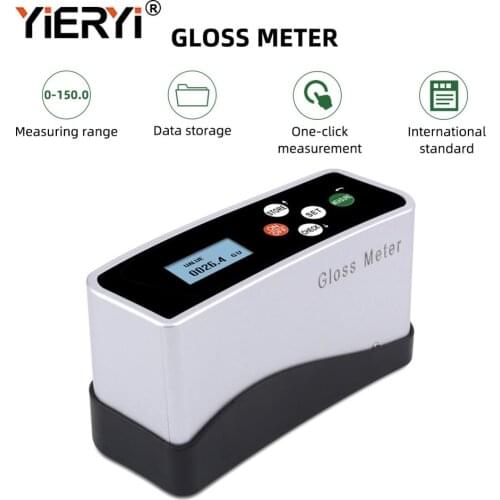Yieryi WGG-60 Gloss Meter Digital Glossmeter Paint Ink Paint Tile Stone Bamboo Paper Plastic Metal Photometer
