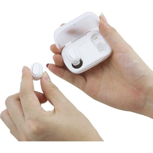 Mini Bluetooth Earphone In-Ear Wireless Headphone Stereo Sport Headsets Bluetooth Earbuds with Charging Box For Smartphones