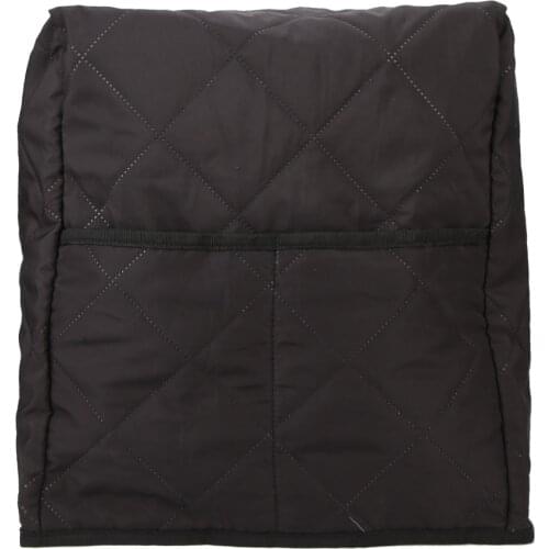 Coffee Machine Soft Cotton Cover Coffee Maker Household Appliance Protective Dust Small Protective Cover Easy To Carry Black