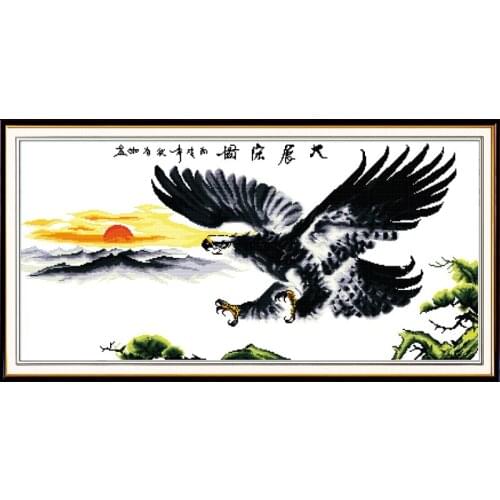 Carry out grand plans (2) cross stitch kit cartoon canvas stitching embroidery DIY handmade needlework