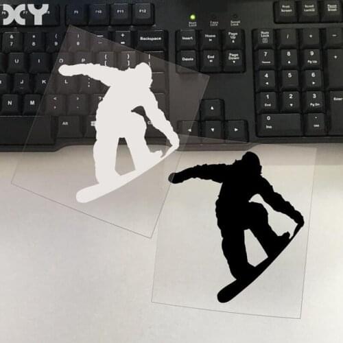 XY Personalized Funny Skier Stickers Truck Motor Sticker Decal Car Scratch Sticker
