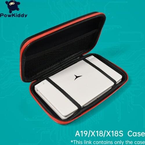 Powkiddy For X18 A19 Portable Handheld Retro Game Bag For Retro Game Console RetroID Game Device Multi Function Game Pack