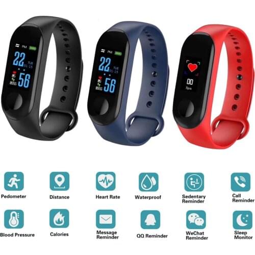 M3 Pro Smart Band Wristband Heart Rate Activity Fitness Tracker Smart Band M3Pro Smart Bracelet M3 Plus Sport M3 Smartwatch