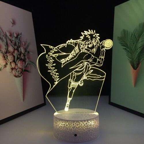 3D LED Lamp Japanese Manga Figure Atmosphere for Kids Birthday Gift Child Room Decor Light Color Changing Bedside Night Light