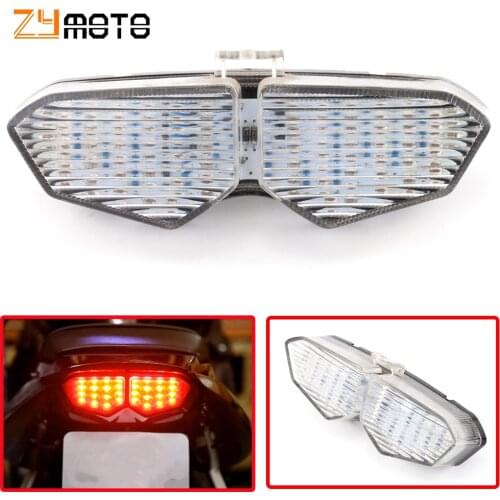LED Tail Brake Light For Yamaha YZF R6 03-05 R6S 06-08 XTZ 1200 12-14 YZFR6 Rear Tail Light Integrated Taillight Blinker Lamp