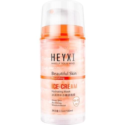 Beautiful Skin Hydrating Mask 100ml Hydrating Mask Free Wash Repair Purifies skin Moisturizing Ice Cream Facial Mask