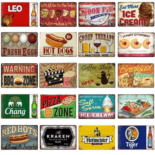 Vintage Wall Decor,Air Raid Shelter - Novelty Funny Gifts Sign for Garage Yard Decor,Metal Store Sign