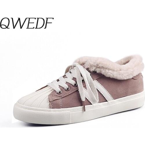2019 Cotton Shoes Female New Womens Boots Winter Plus Velvet Cotton Shoes Thick-Soled Warm Snow Women Cotton Boots Z4-56