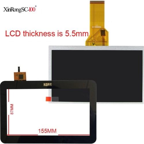 7 inch DXG1J1-0513-070A V3.0 for KORG PA4X PA 4X PA-4X Pa700 PA1000 Tablet LCD display with Touch Panel Screen Digitizer glass