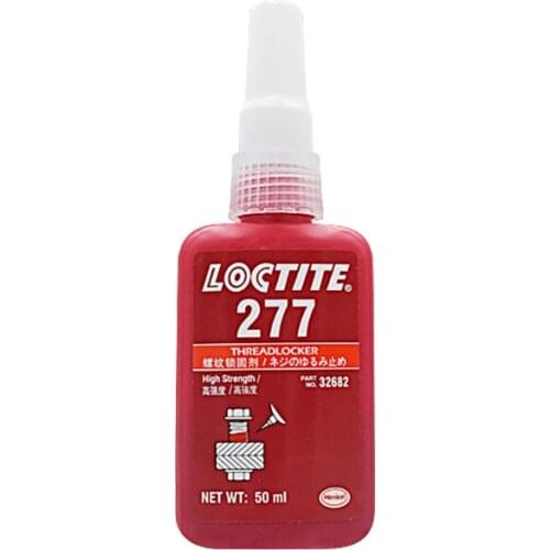 50ml Loctite 277 Thread Locking Agent Anaerobic Adhesive Glue Oil Resistance Fast Curing for All Kinds of Metal Thread