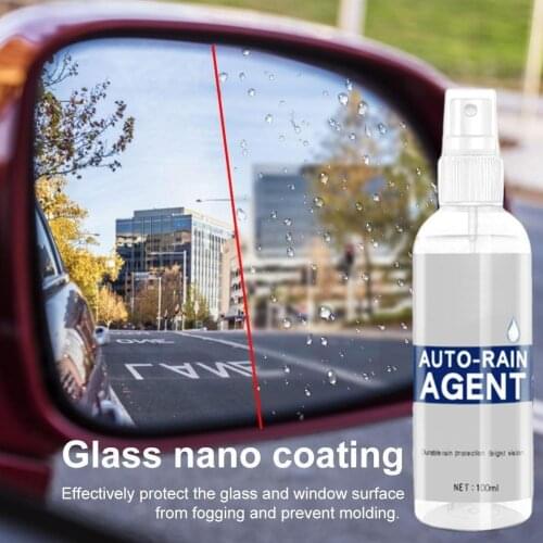 Car Hydrophobic Coating Spray Window Repair Cleaning Tool Windshield Front Maintenance Keep Clear Spray the to Mirror Rearv I7Z7