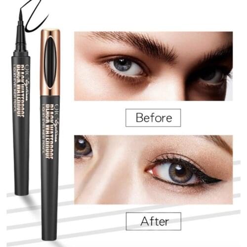Waterproof Eyeliner Lapices Caneta Delineador De Ojo A Prueba De Agua Gel Eye Liner Sticker Timbres Pencil Makeup Cosmetico