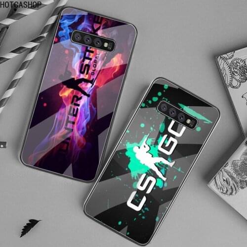 Cs go Game Phone Case Tempered Glass For Samsung S20 Plus S7 S8 S9 S10 Plus Note 8 9 10 Plus