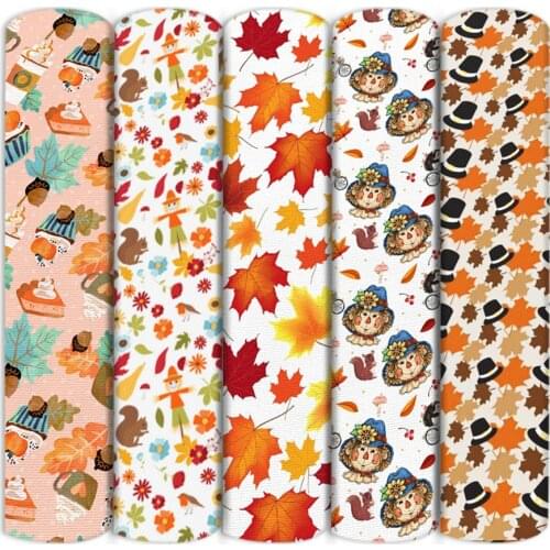 David accessories Thanksgiving Polyester Cotton Fabric for Tissue Kids home textile for Sewing Tilda,c13563
