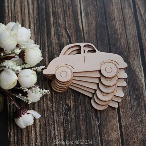 Wooden Comic Old Car Craft Shapes Plywood