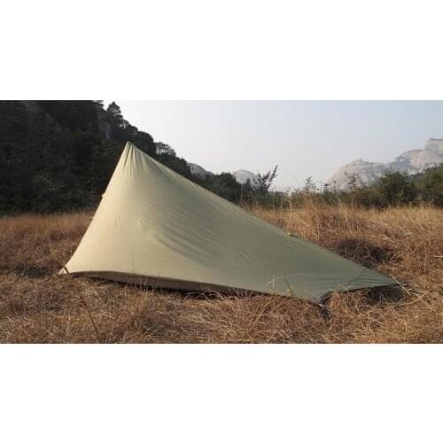 Black Hawk extreme Super light weight only 870 grams of double layers 1-2 people mountain lightweight gauze tent