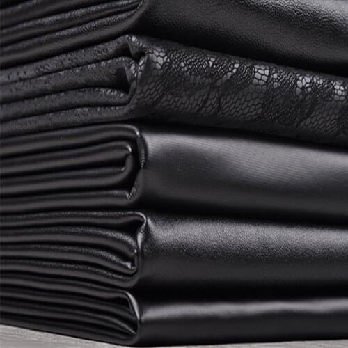 PU Super Stretch Leather Fabrics Synthetic Leather PU Artificial Elastic Leather Cloth for Sewing Jacket Leggings Material Hide