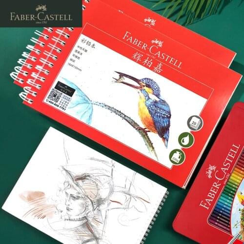 Faber Castell 230g Colored Pencil Book 32K/16K/8K Fine Grain/Texture Watercolor/Oily Colored Lead Painting Special Book/Papers