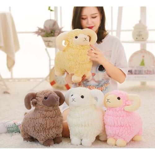 New Lovely 25-55cm sheep Alpaca Llama Plush Toy Doll Animal Stuffed Animal Dolls Soft Plush sheep Kids Birthday Gifts 4 Colors