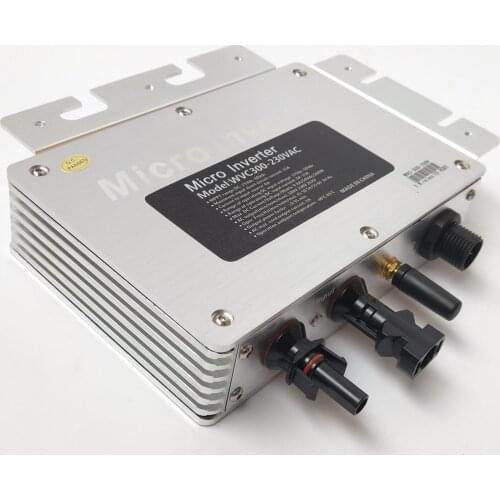 New!! WVC300W Wifi Version Solar On grid Inverter IP65 Waterproof Grid Tie with Pure Sine Wave Output for Solar Power System